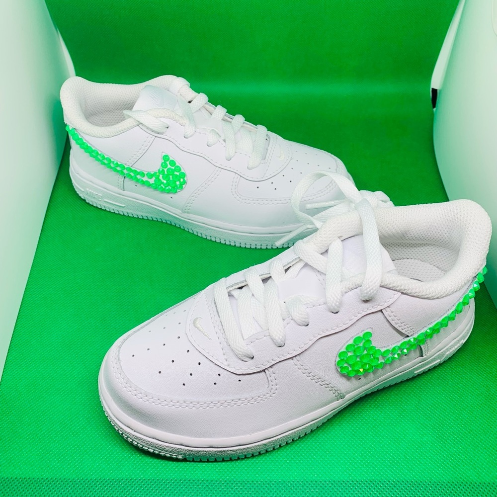 Custom Toddler Swarovski Bling Nike Air Force Ones